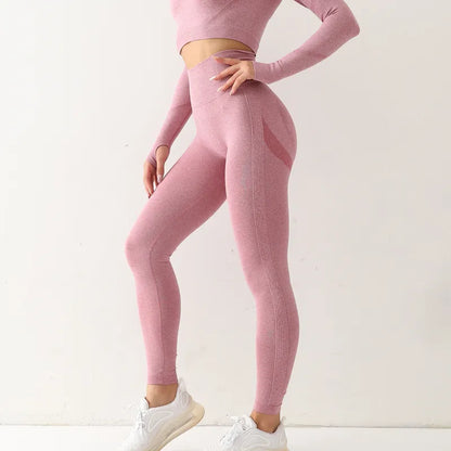 Legginsy sportowe bezszwowe dla kobiet