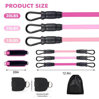 Taśmy oporowe na kostki – trening nóg i bioder w domu